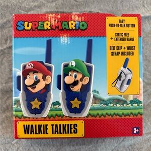 Nintendo Super Mario Walkie Talkies - Blue and White
